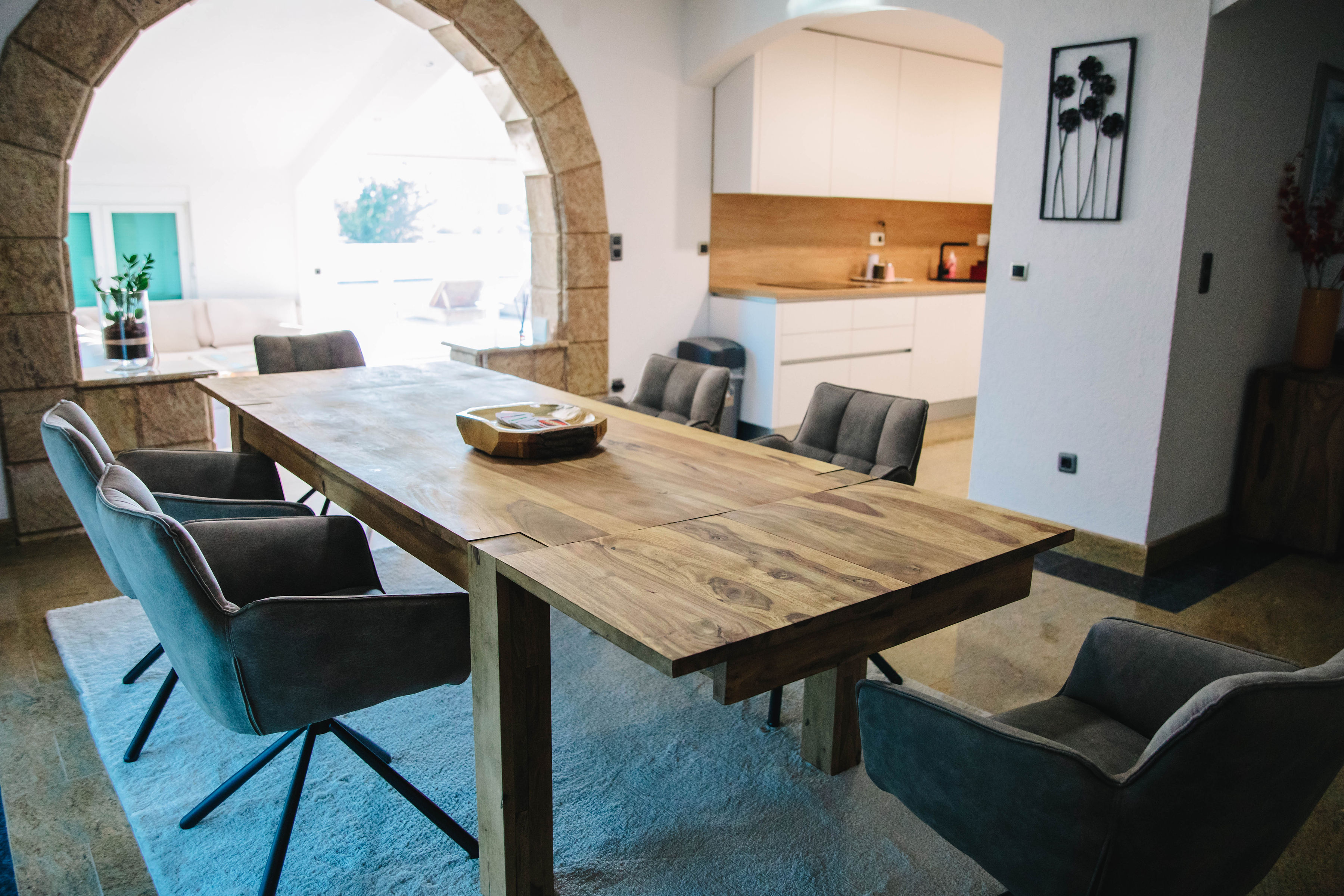 Elegant dining area